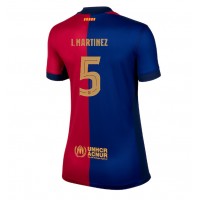 Barcelona Inigo Martinez #5 Replica Home Shirt Ladies 2024-25 Short Sleeve